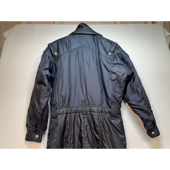 Coltech Women's One-Piece Insulated Snowsuit Long Sleeve Size 10 Black Zipper - Picture 10 of 12